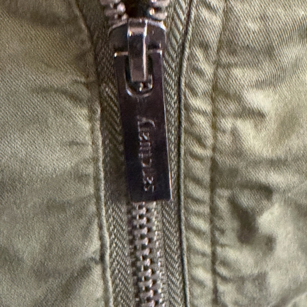 Sanctuary Lightweight Tencel Moto Jacket Olive Green XL - Picture 8 of 11